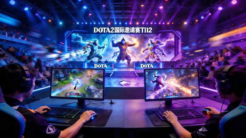 DOTA2国际邀请赛TI12赛事精彩对决画面