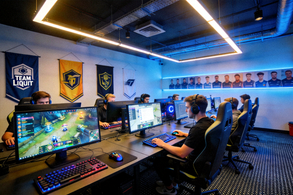 Team Liquid英雄联盟分部选手训练基地内景